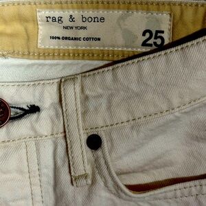 Rag & Bone Ecru Ladies Jeans